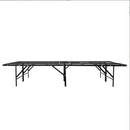 Metal Mattress Foundation Bed Frame, Queen Size Bed Base, Bedroom Furniture, Black